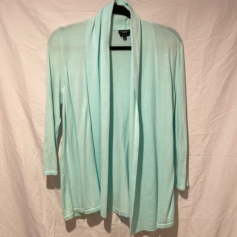 Talbots Teal sweater/wrap
